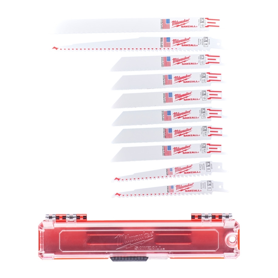 Milwaukee reciprocating saw blade set 10 pieces