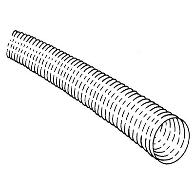 Upmann corrugated pipe PE EN 20 25m roll black - 48210