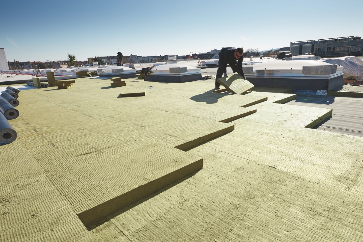 Rockwool Georock 038 Roof insulation board 1000x600x140-160mm Type 206 Slope 2%