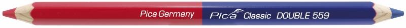 Marker dwustronny Pica Classic Double niebiesko-czerwony L:17.5cm