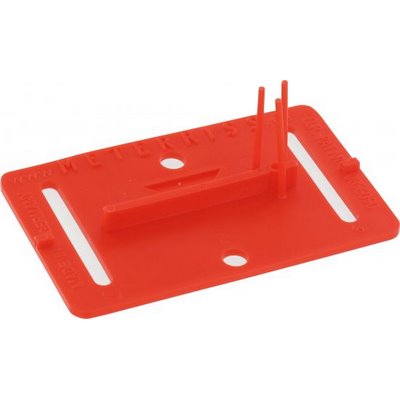 Triuso metre mark badge red with brush