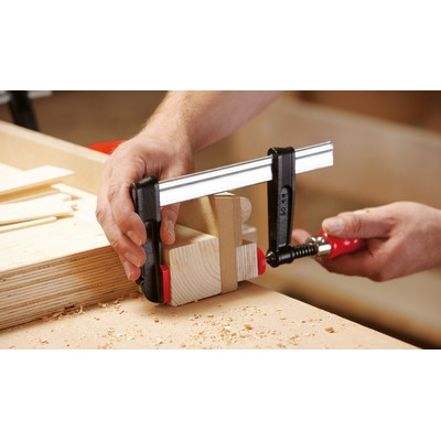 Bessey malleable cast iron screw clamp TPN 200/60mm rail 20x5mm wooden handle