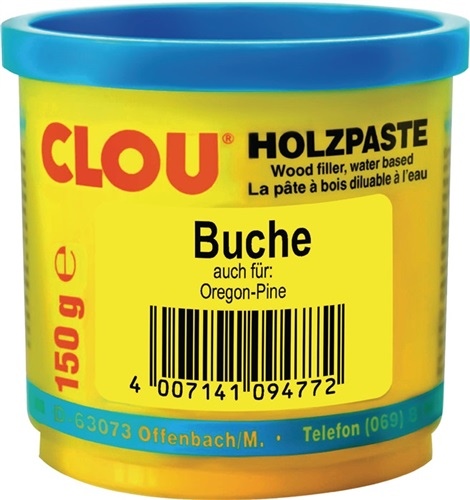 Wood paste colour 04 beech 150g tin CLOU