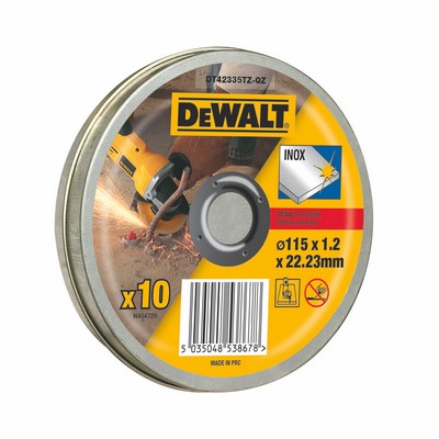 SBD Cutting disc stainless steel 115x1.2mm flat - DT42335TZ-QZ