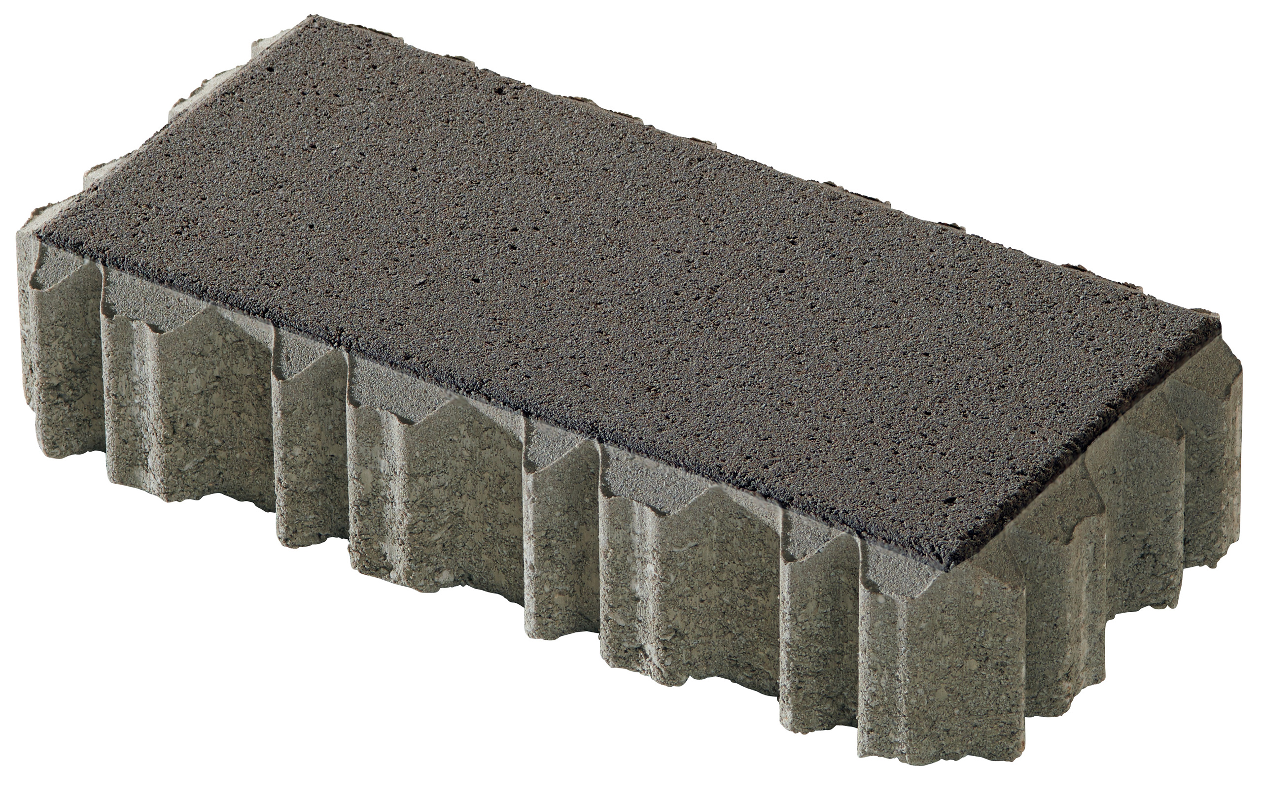 Pflaster MultiTec Öko 20x40x10cm anthrazit. Kanntec10. betonglatt