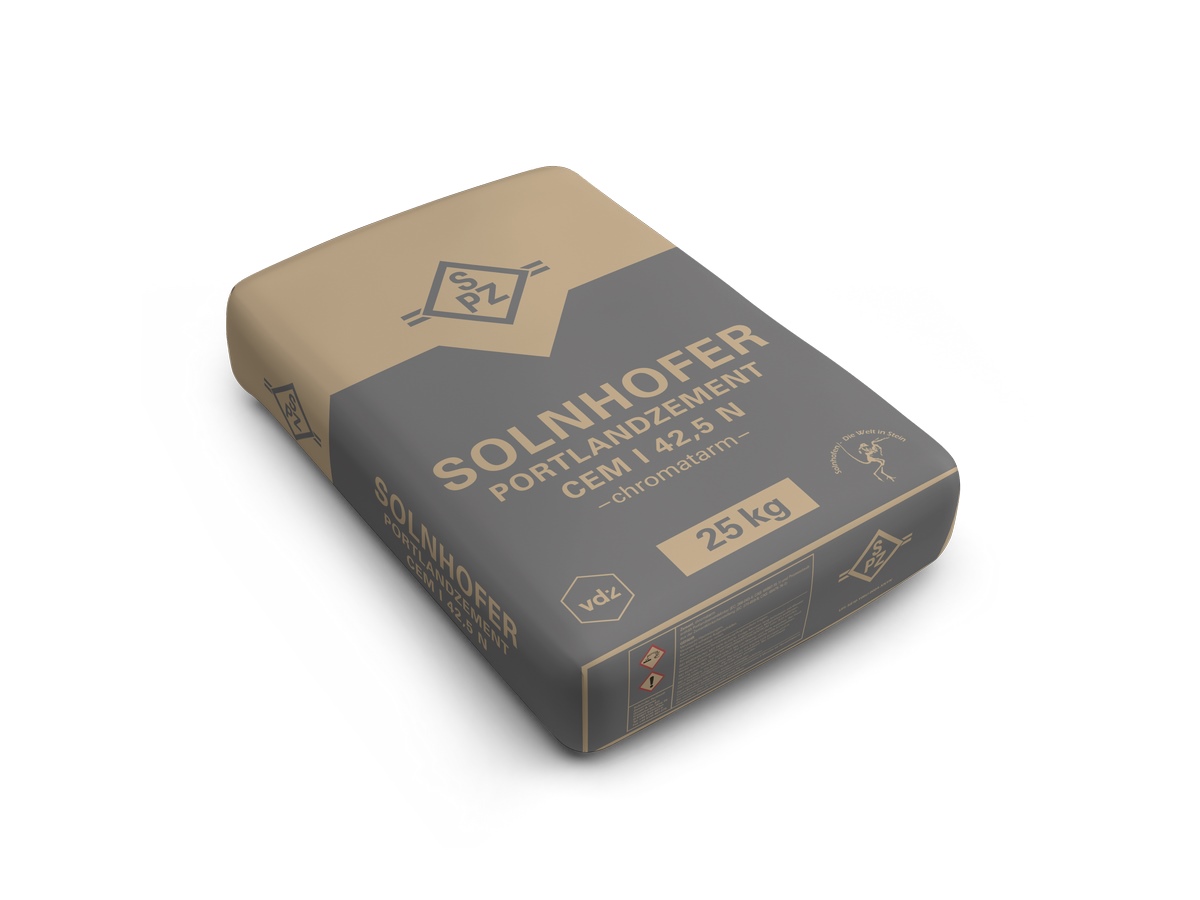 Solnhofer Portlandzement CEM I 42.5 N 25kg chromatarm Normalzement