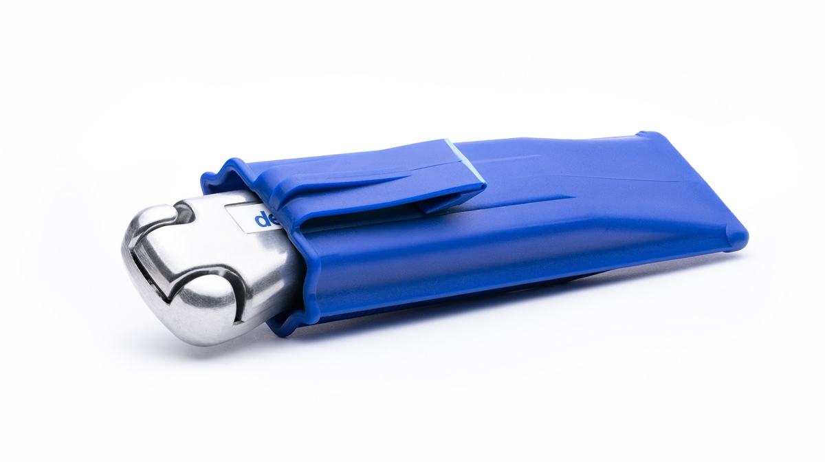 Delphin®-2004 - Nóż z odłamywanym ostrzem z plastikowym kołczanem i 1 ostrzem