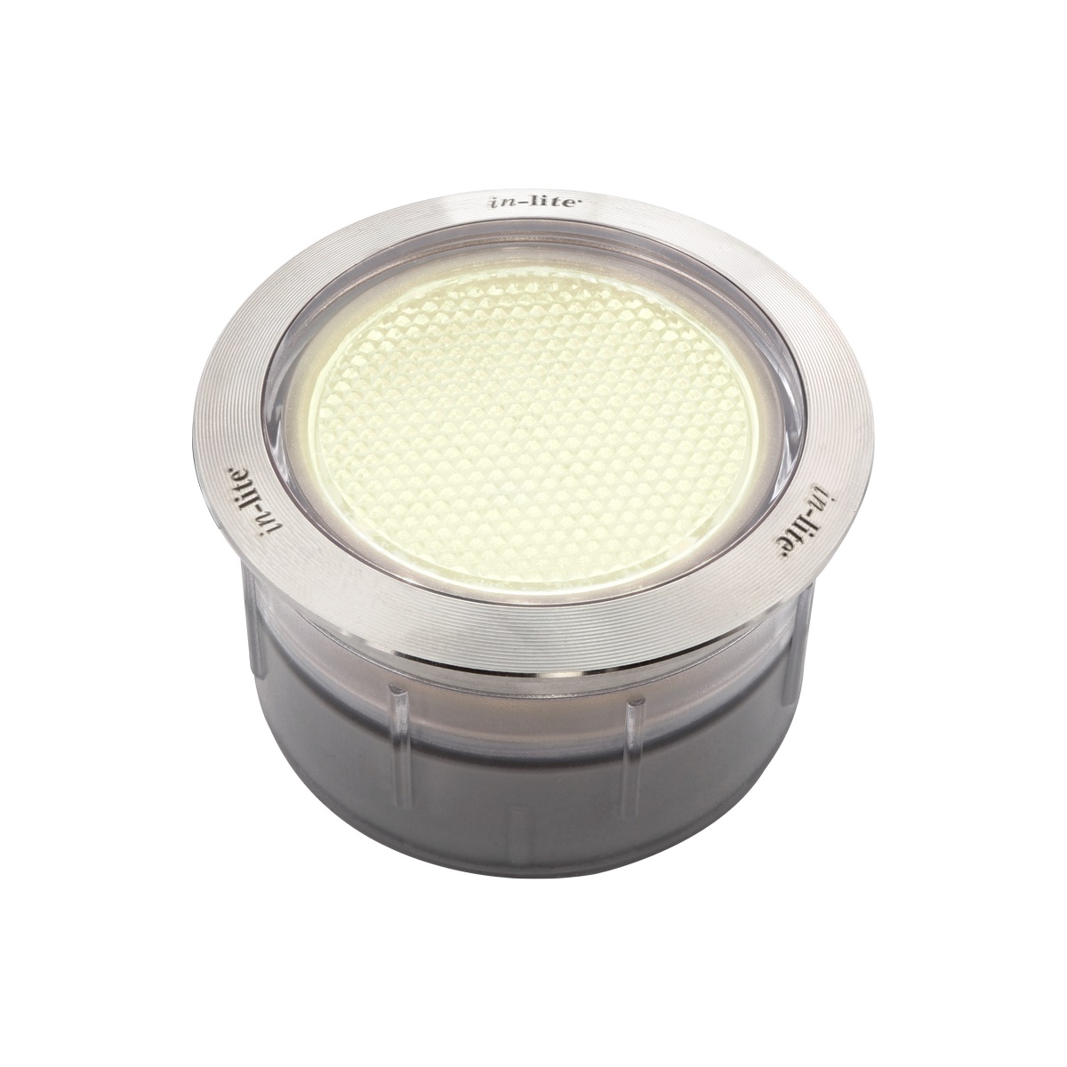 in-lite lampa wpuszczana LED Hyve 12V 1W RVS Ø60mm ciepła biel