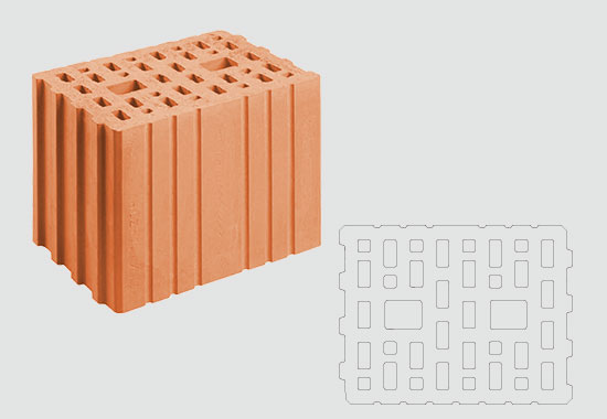 HÖH Planziegel 1.4/12 307x115x249 5 DF - 54510