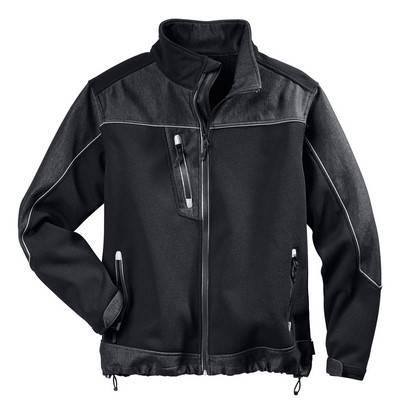 Scheibler Softshelljacke Leno schwarz/anthrazit - Gr. XL