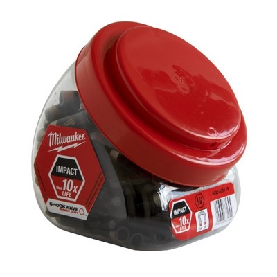 Milwaukee SHOCKWAVE™ Magnetbithalter 1/4" Hex 60mm - Großpack 100 Stück