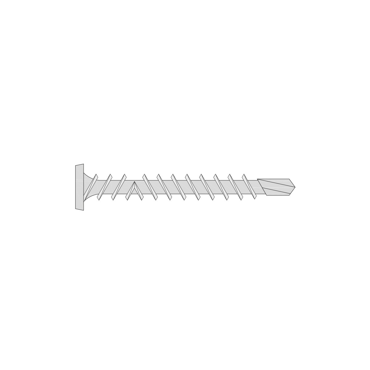 Knauf Diamond Screw XTB w. drill point 3.9x38mm 1000 pieces per package