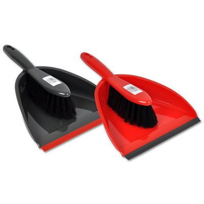 Nespoli sweeping set large grey/red Coronet Clever Clean