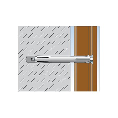 Fischer metal frame dowel F 10 M 132 PU=100
