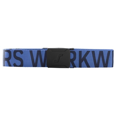 Snickers 9004 Logo Gürtel One Size blau-schwarz