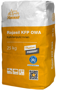 Rajasil fine lime plaster KFP OWA off-white 25kg bag