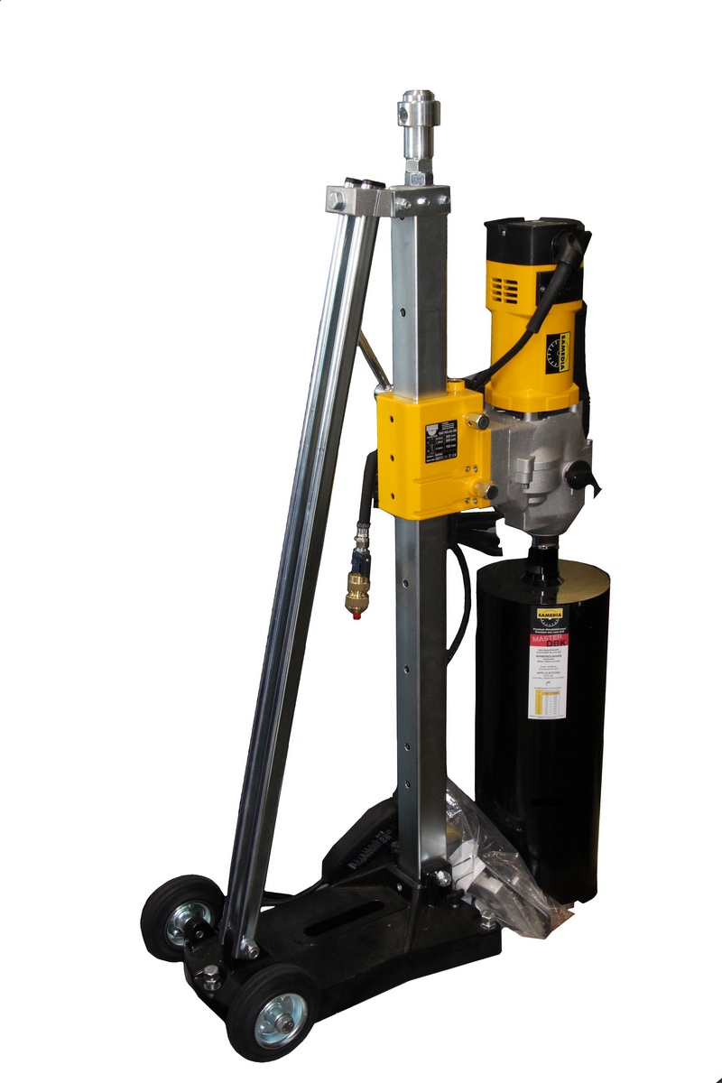 Samedia professional core drilling system BSS 300 Drill motor BMS 300 w. Drill rig BSP 300