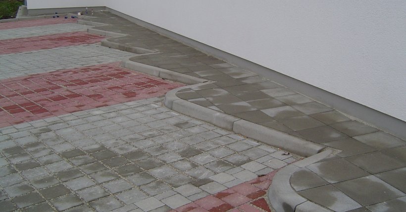 Blok krzywej BWL 8.5x17.5x78.5cm szary promień R = 5.00m dla krzywej zewnętrznej