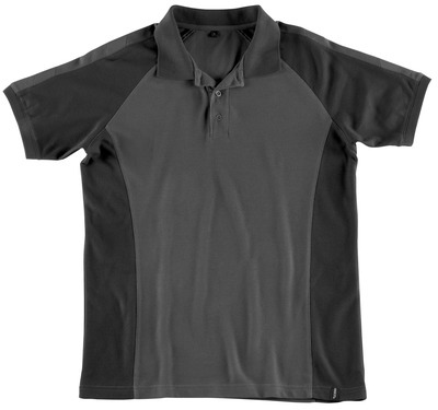 MASCOT® Bottrop Polo-Shirt dunkelanthrazit/schwarz Gr.L