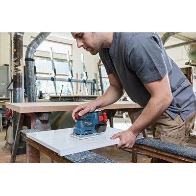 Bosch cordless orbital sander GSS 18V-10 without battery in L-BOXX