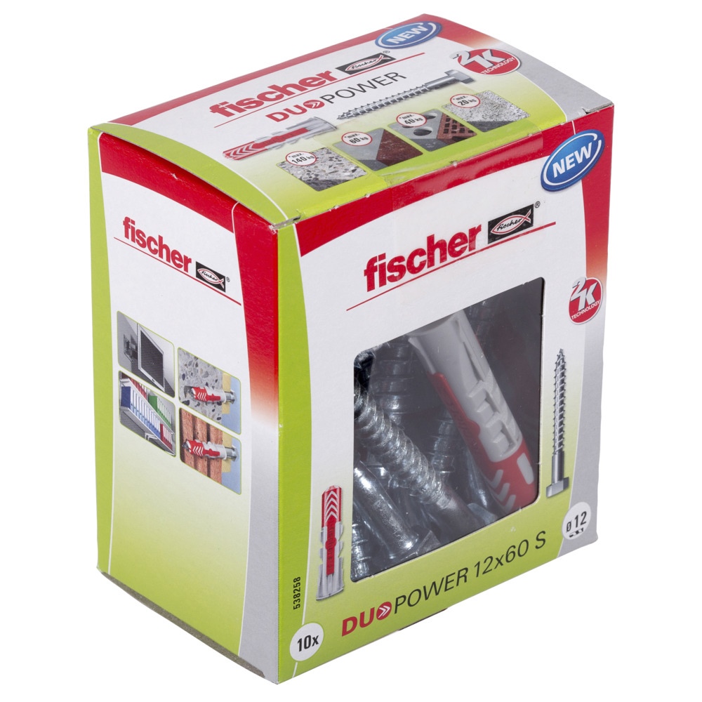 Fischer DUOPOWER 12x60 S LD PU=10