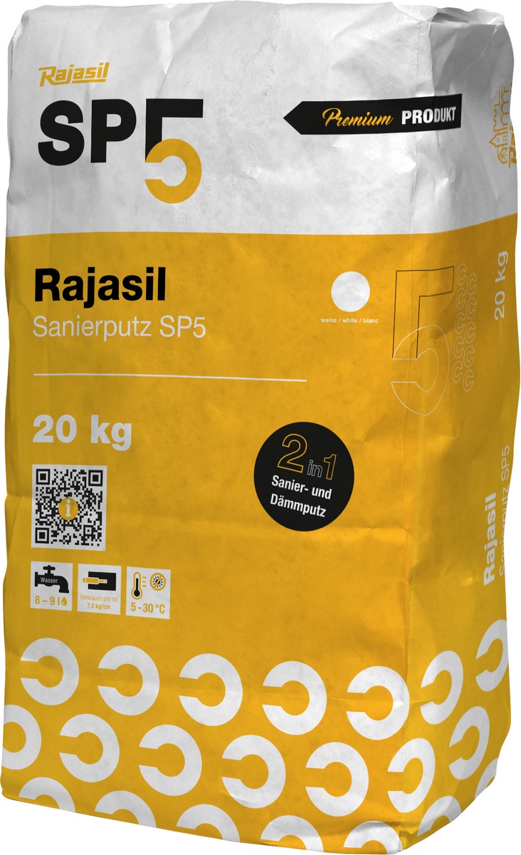 Rajasil restoration plaster SP5 20kg white
