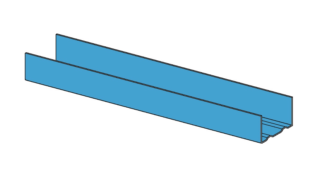 Knauf UW-Profile C5-M blue 50x40x06mm 4000mm