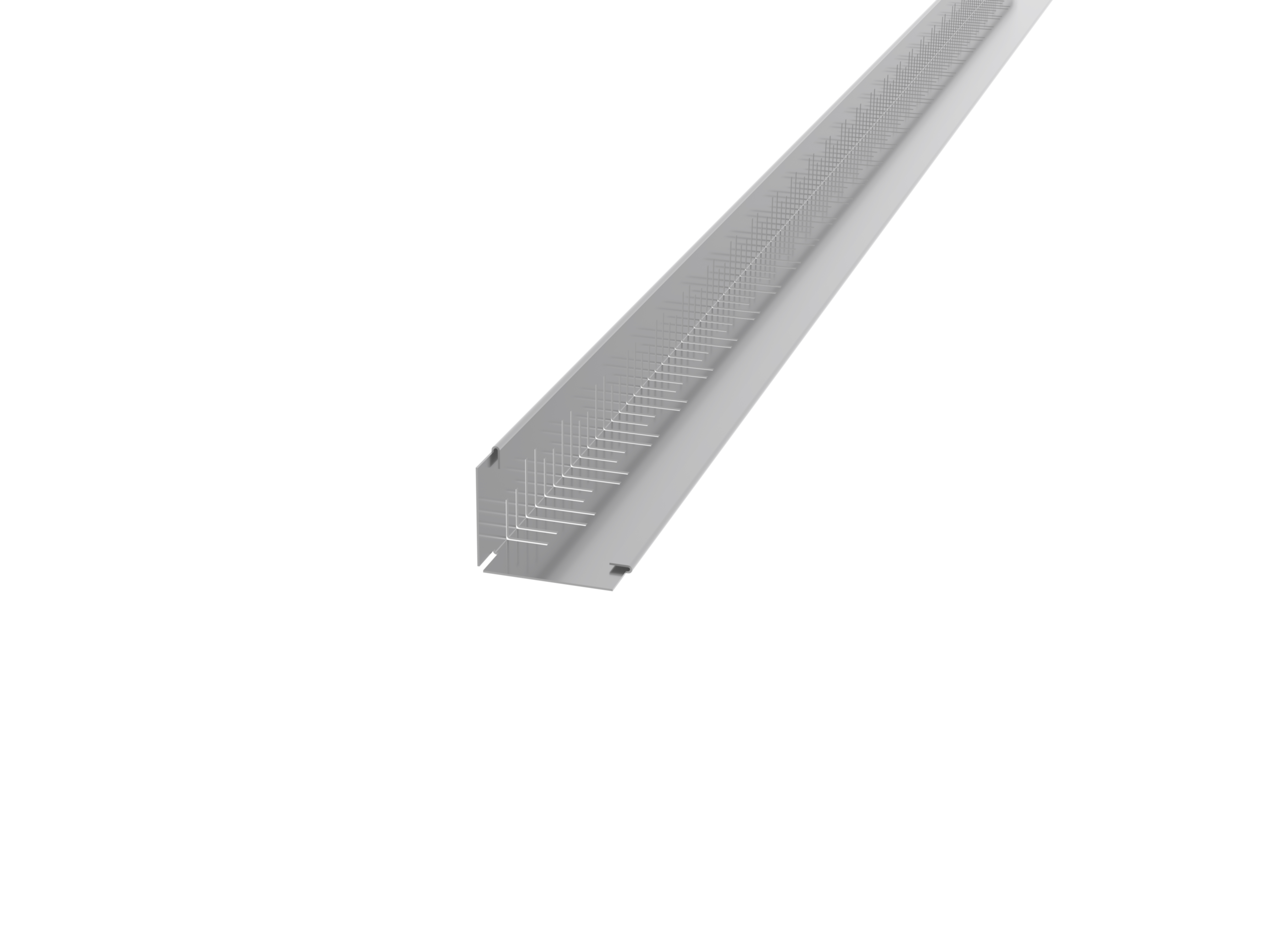 Monsun gravel stop angle XL aluminium 100/120mm installation height 100mm / 120mm length 2500mm