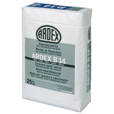 Ardex B14 Beton Reparatur Mörtel grau 25kg Sack
