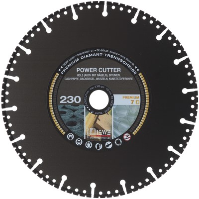 Diewe Power Cutter Ø 230 mm diamond cutting disc 22.23