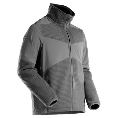 MASCOT® Customized Fleecepullover m. Reißverschluss anthrazitgrau Gr. S