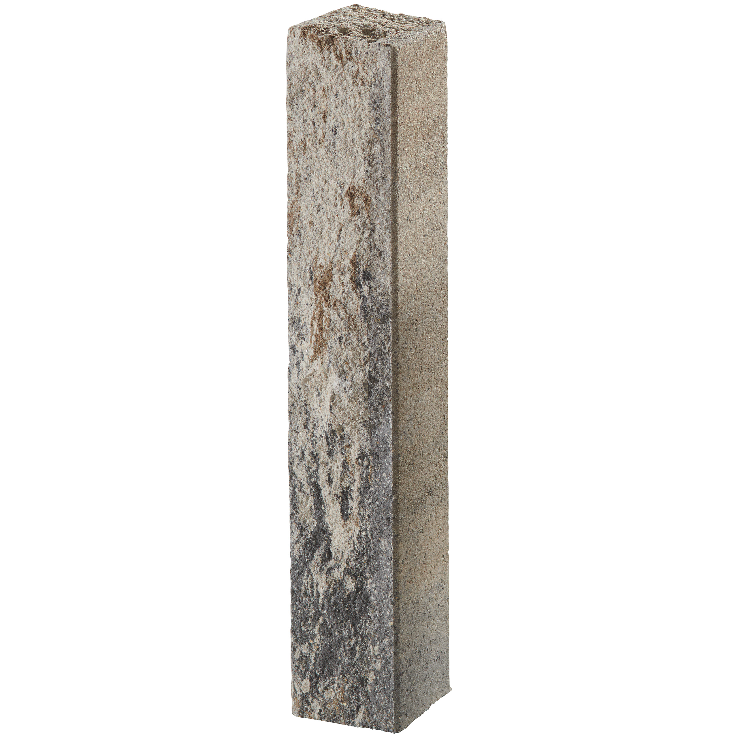 Palisada końcowa Via Leano 15x14x90cm wapień muszlowy niuansowany palony śrutowany