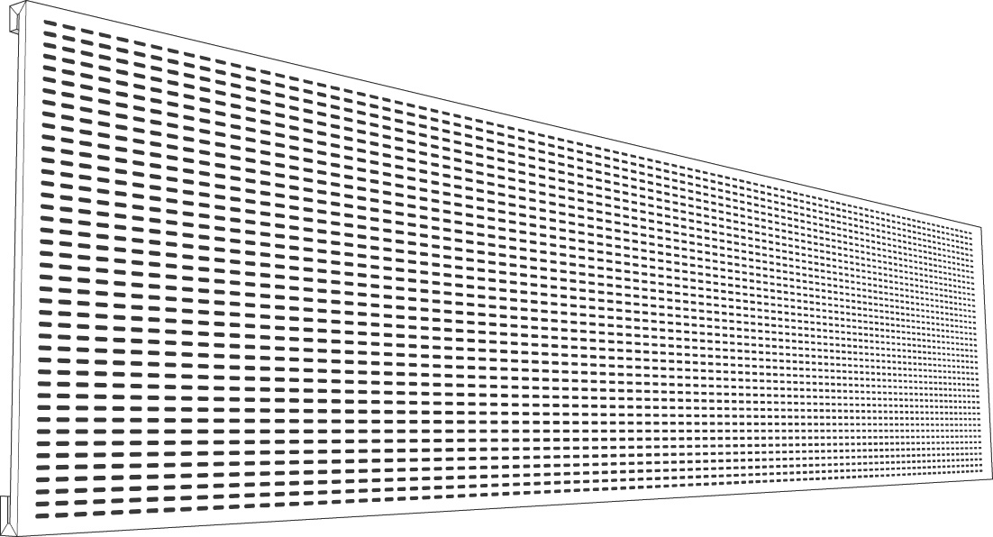 Knauf Adit Tangent 9.5 white foil-coated. 2400x450mm MiWo insert