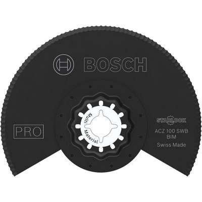 Bosch PRO ACZ 100 SWB plunge-cut saw blade for multifunction tools 100mm