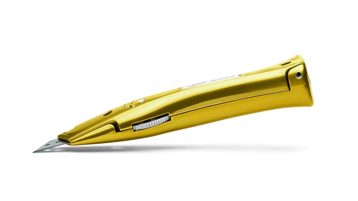 Delphin®-03 Style Edition Candy Gold universal knife incl. plastic sheath