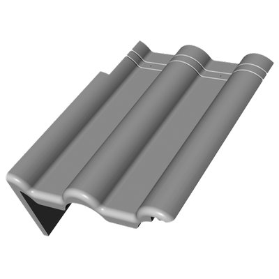 CRE Gable stone Heidelberg 120 LI universal dark brown