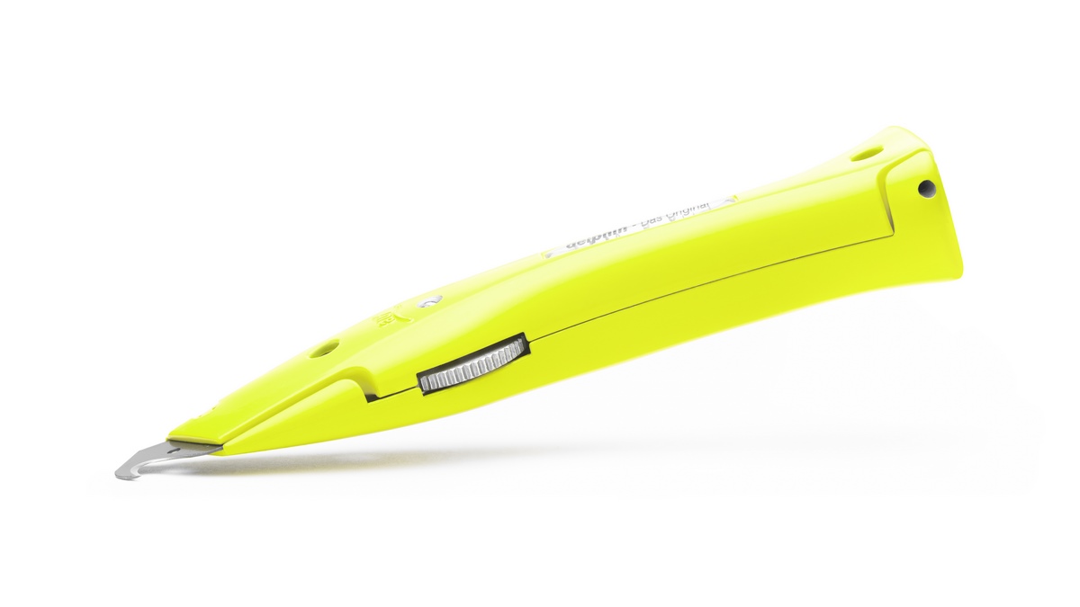 Delphin®-03 Colour Edition Signal Yellow Universal Knife incl. plastic sheath