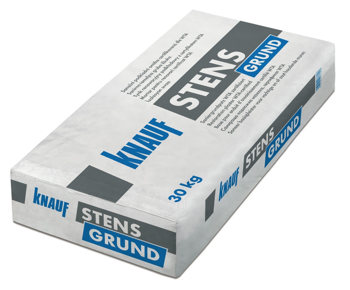 Knauf Stens Grund 4mm 30kg Renovation Base Plaster WTA