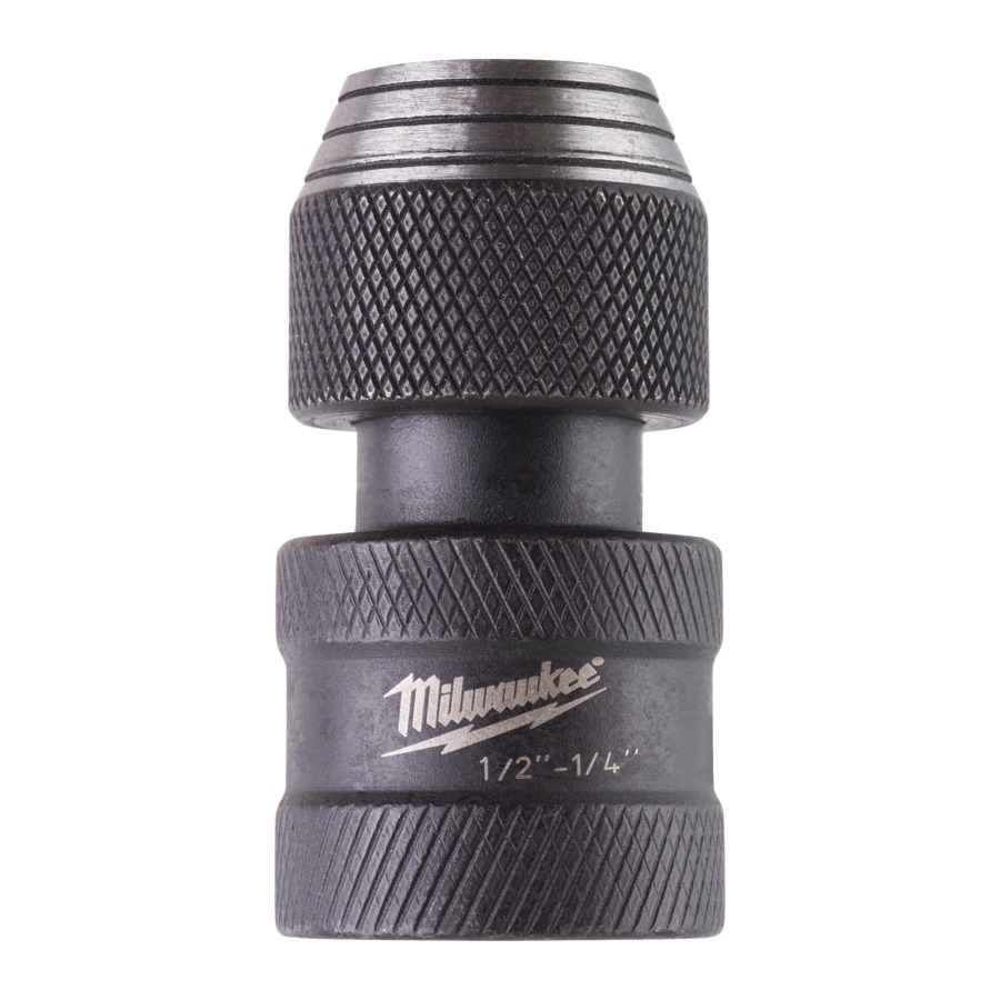 Milwaukee 1/2" impact socket adapter ADAPTOR ½" SQUARE - ¼" HEX