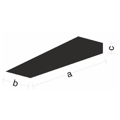 Hardwood wedges 200x80x38mm 100 pieces per bag