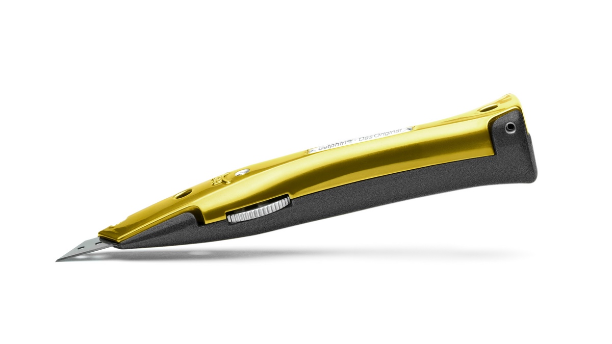 Nóż uniwersalny Delphin®-03 Style Edition Matt Black Candy Gold