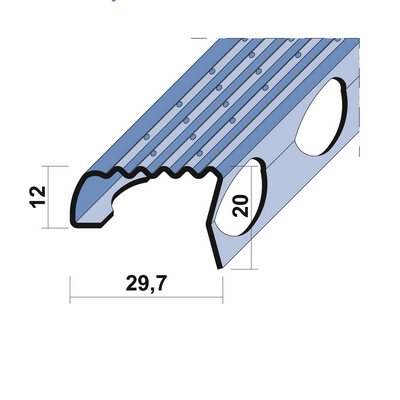 Maisch Treppenschiene 1.0m 02000 100,0