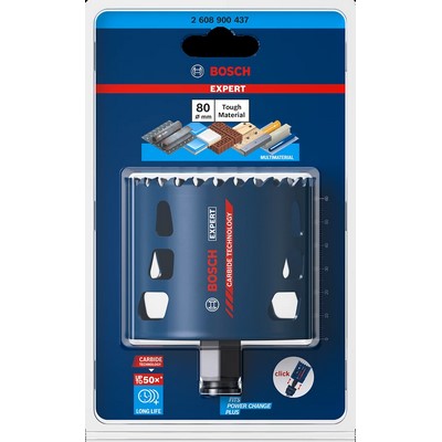 Bosch EXPERT ToughMaterial hole saw 80mm 80x60mm