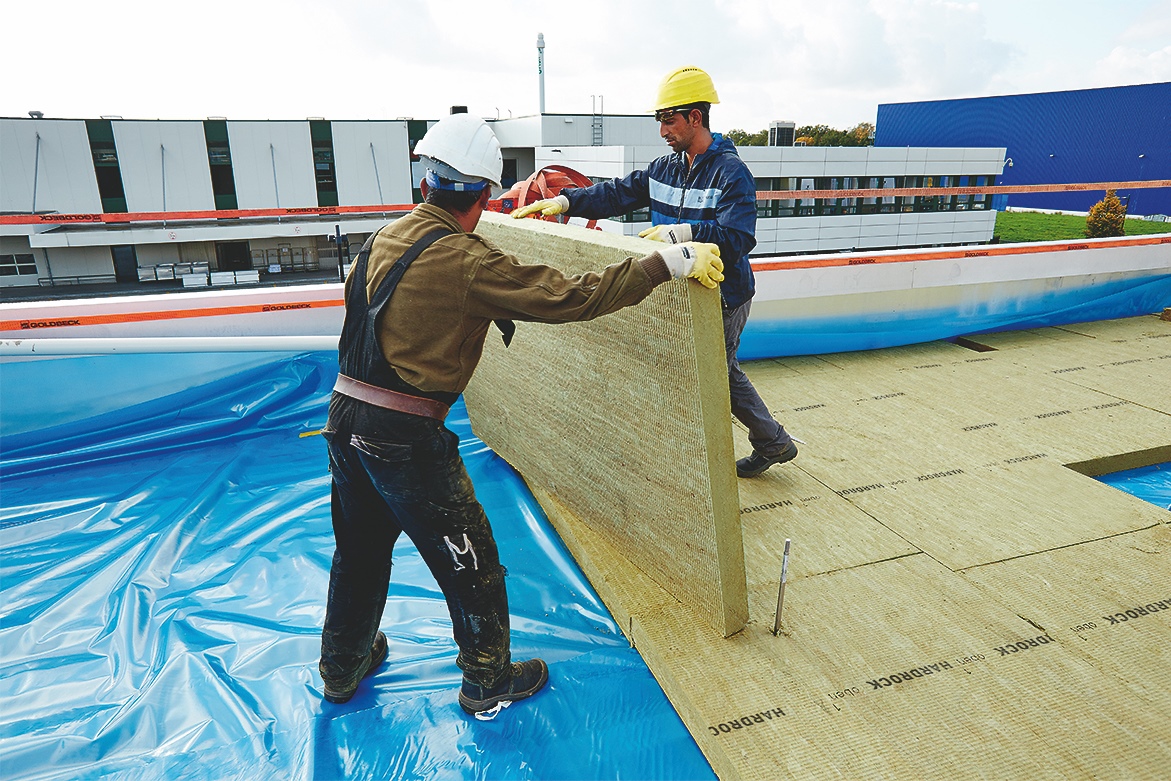 Rockwool Hardrock 038 roof insulation board 2000x1200x160mm - large format board