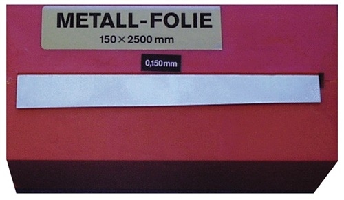 Metallfolie D.0.050mm STA L.2500mm B.150mm