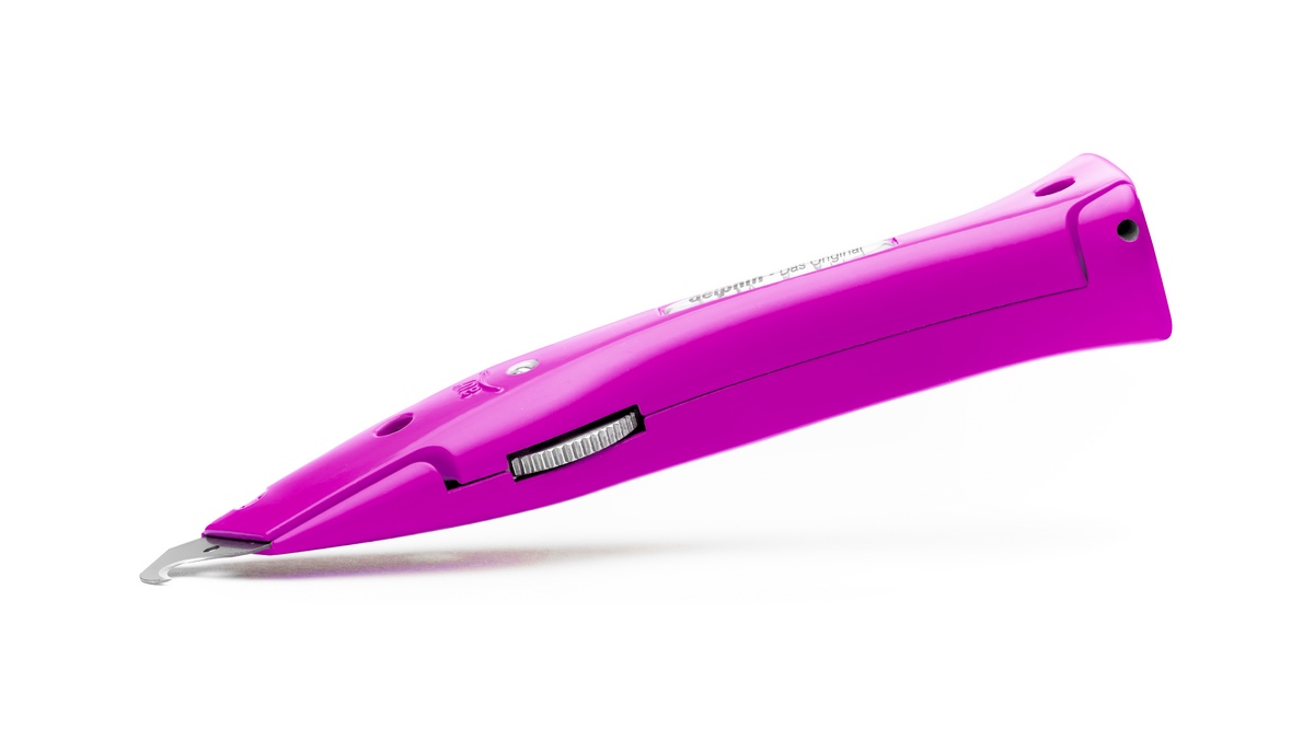 Nóż uniwersalny Delphin®-03 Colour Edition Pink z plastikowym kołczanem