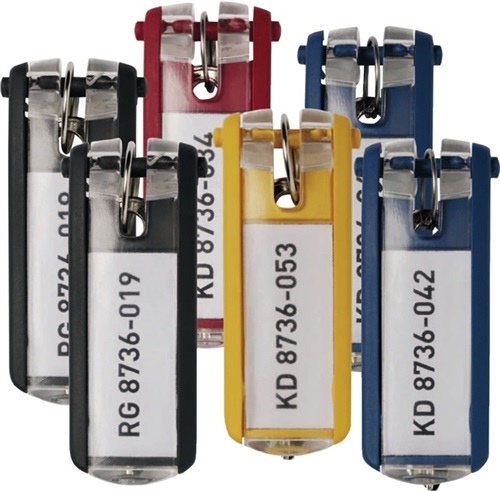 Schlüsselanhänger Key Clip farbig Ku. sortiert