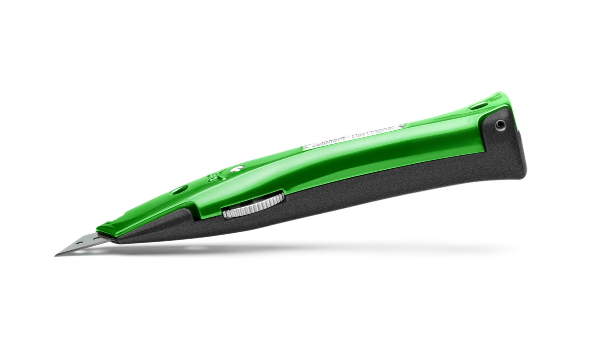 Nóż uniwersalny Delphin®-03 Style Edition Matt Black Candy Green