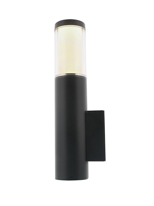 in-lite lampa ścienna LED Liv czarna 12V 2W Alu. ciepła biel