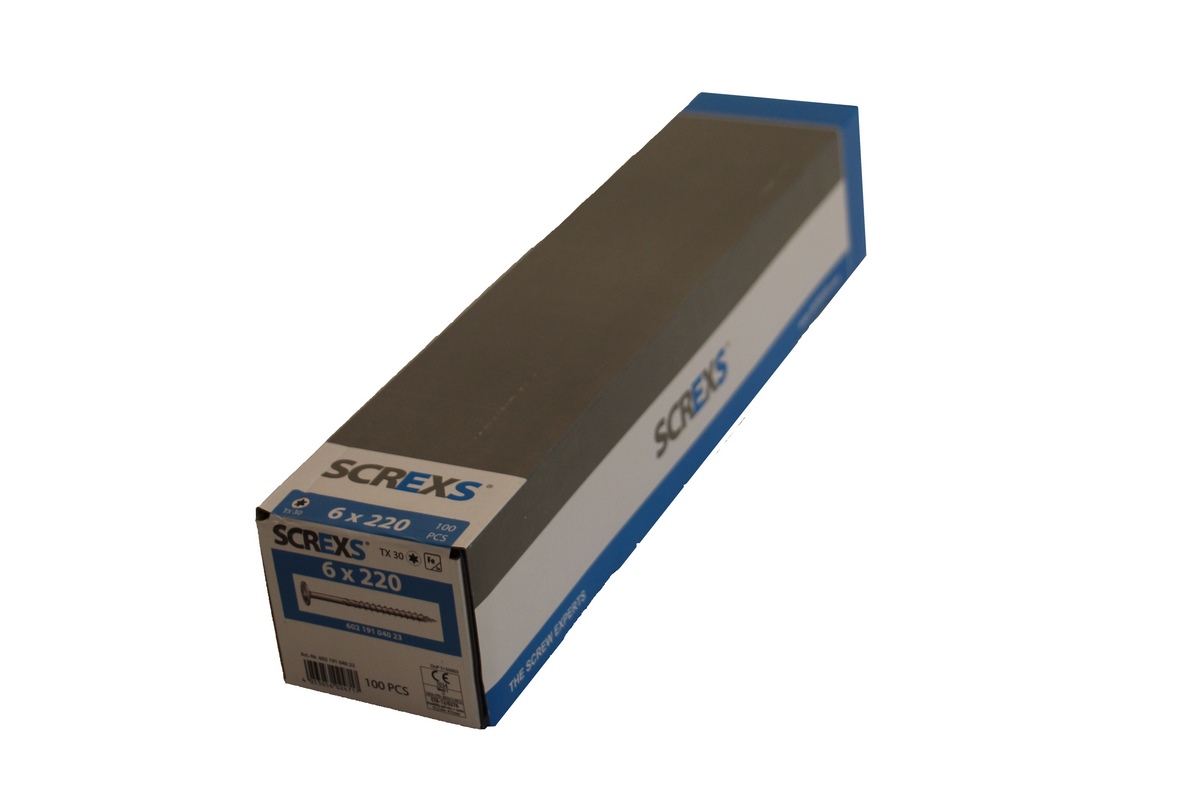 SWG Wkręt do drewna Vz Tx 30 6,0x220 z łbem talerzykowym łeb talerzowy - 100 szt.
